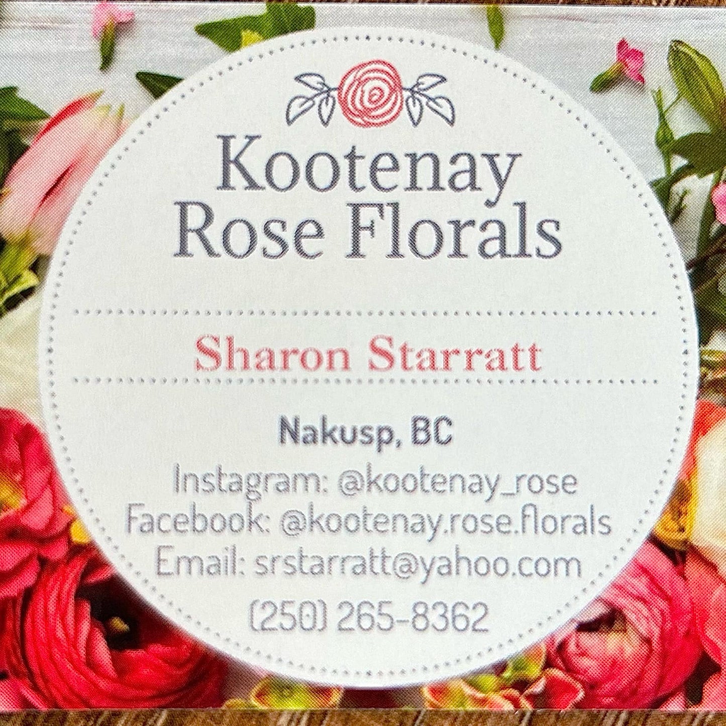 Kootenay Rose Florals